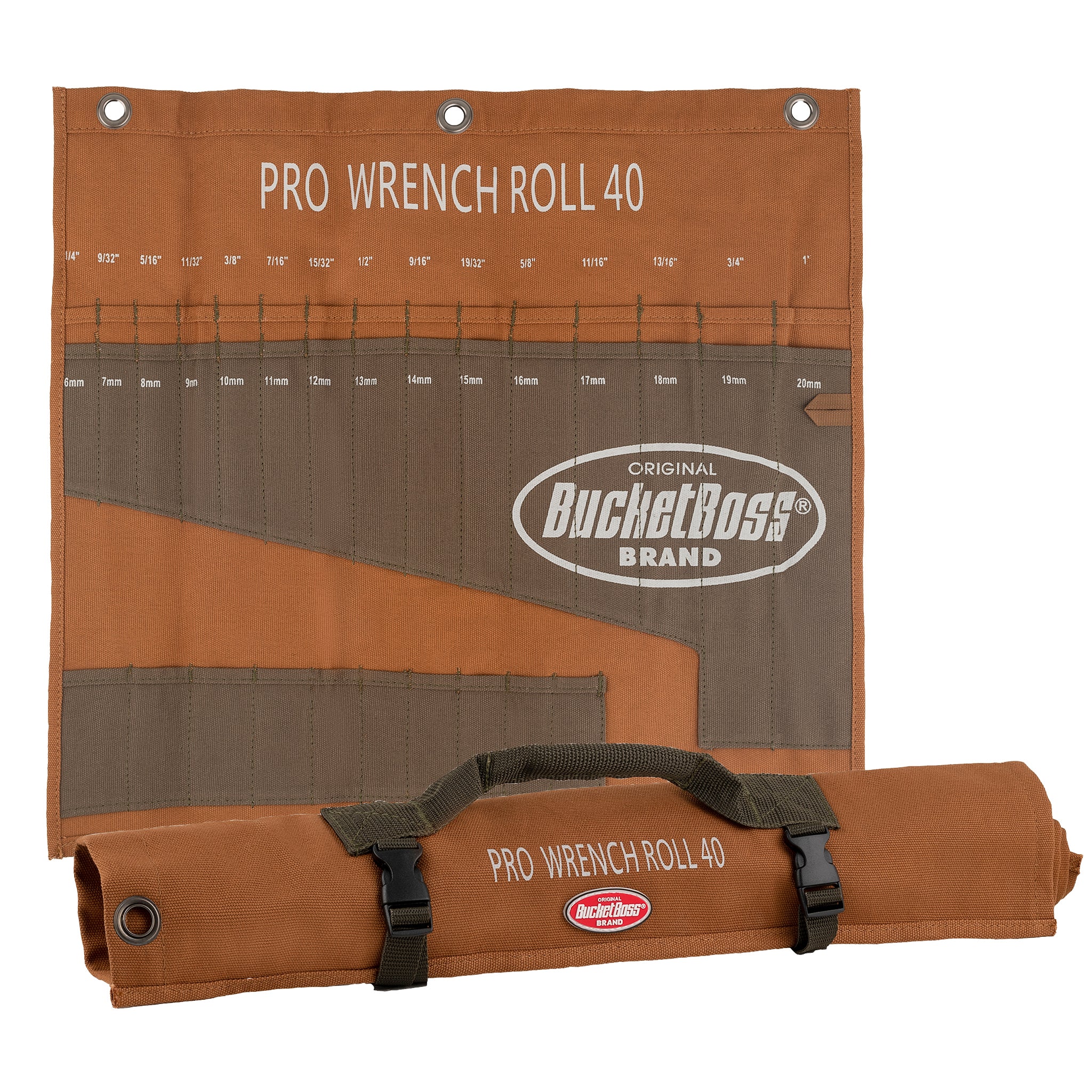 Leather Knife Roll - 8 Slot